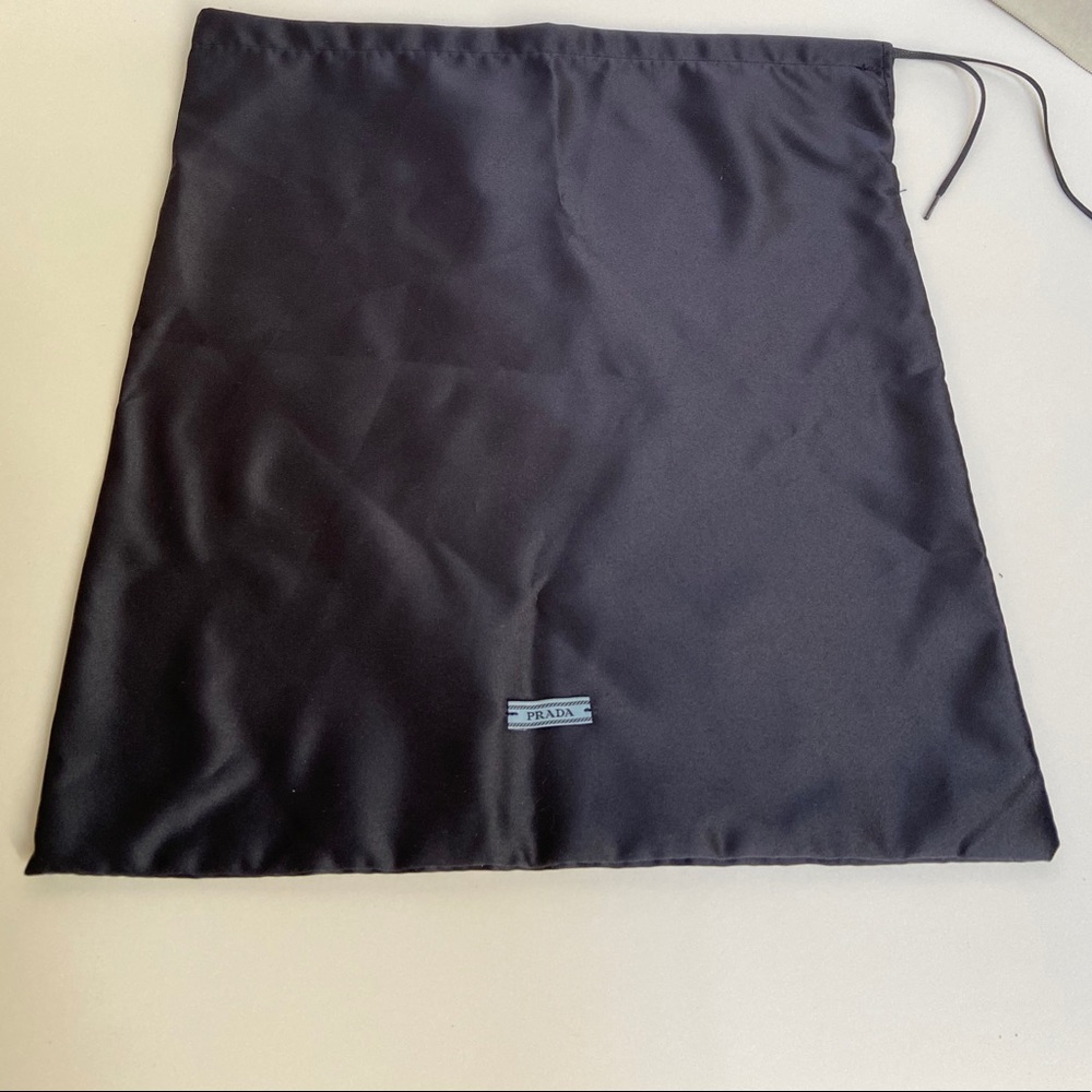 Prada silk dust bag new
